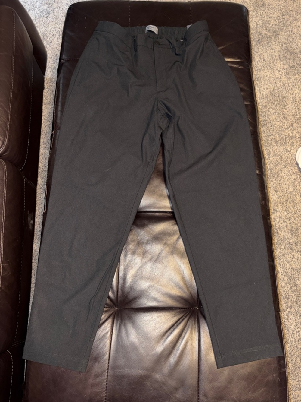 Men's VRST Black LIMITLESS Slim Tapered Pant (Stretchy) - Classic Everyday Pants